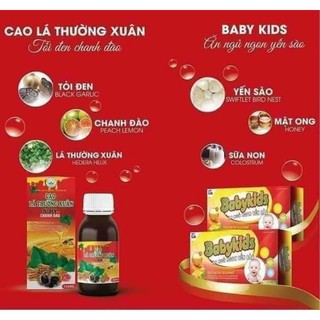Combo babykid + cao ho lá thường xuân