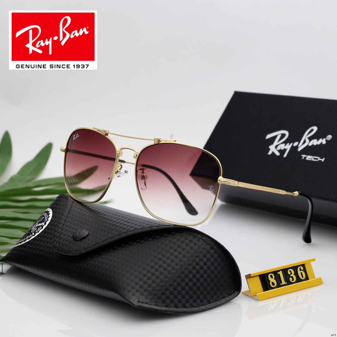 Ray-Ban_ chính hãng Kính râm 2021 Thời trang Hàn Quốc mới Kính râm nam nữ một mảnh Cặp đôi hợp thời trang Du lịch ngoài trời Kính râm lái xes