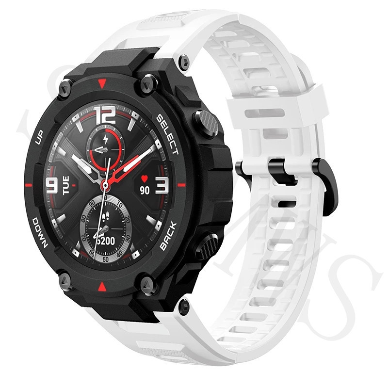 Dây Đeo Thay Thế Chất Liệu Silicon Màu Trơn Cho Xiaomi Huami Amazfit T-Rex / T-Rex 2