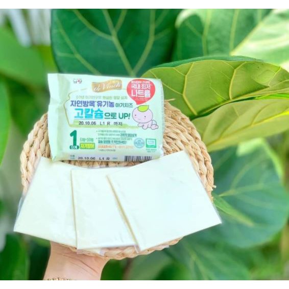 [Haobaby shop] Phô mai tách muối hữu cơ Hàn Quốc cho bé ăn dặm