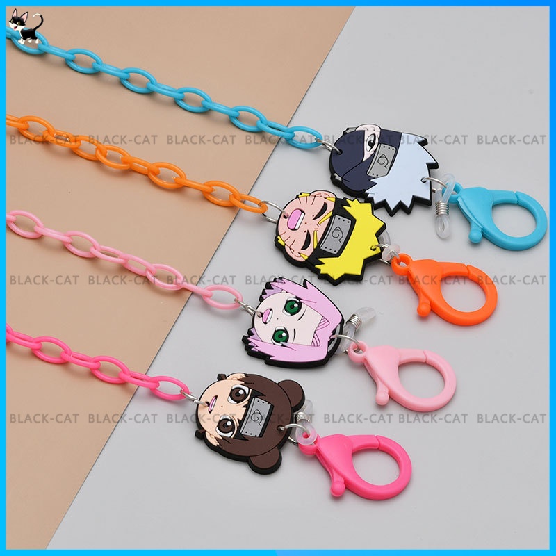 Dây Đeo Cổ Mặt Hoạt Hình Naruto Đa Năng Chống Mất
