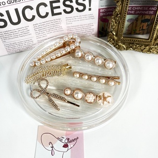 Set 6 kẹp tóc nữ ngọc tiểu thư - Kẹp tóc nơ xinh Le Charme