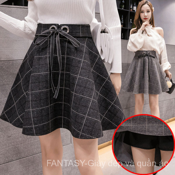 Chân Váy Chữ A Phong Cách Hàn Quốc Thanh Lịch Dành Cho Nữ