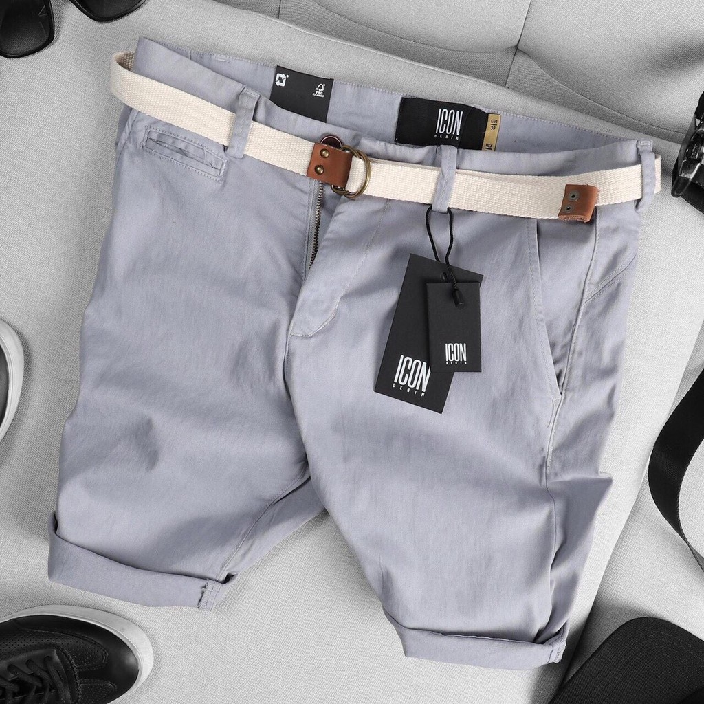 Quần Short Kaki Hàn Quốc Chất Dày Dặn Cao Cấp