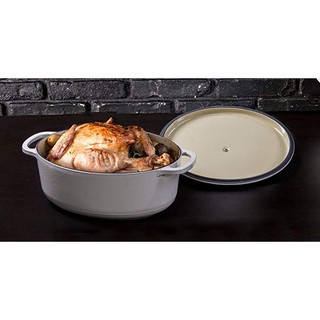 NỒI GANG OVAL PHỦ MEN LODGE 6.6L