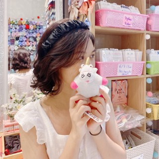 Bờm tóc headband lụa satin bóng - tiemcuaan