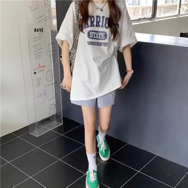 Áo thun tay lỡ WARRIORS ❤️ Áo phông oversize form rộng unisex nam nữ - A01 - Happy Style