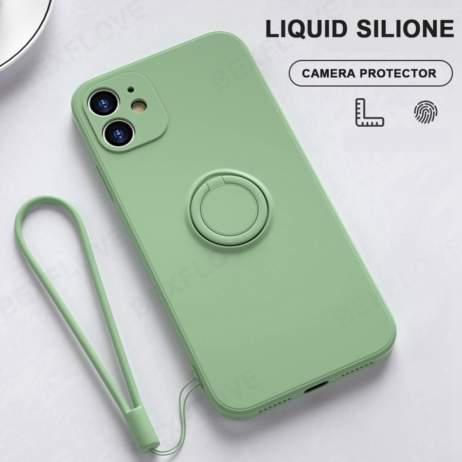 Ốp Điện Thoại Silicon Có Giá Đỡ Nam Châm Cho iPhone 14 13 12 11 Pro MAX Mini X XS MAX XR 6 6S 7 8 Plus 12Pro 13Pro 7Plus
