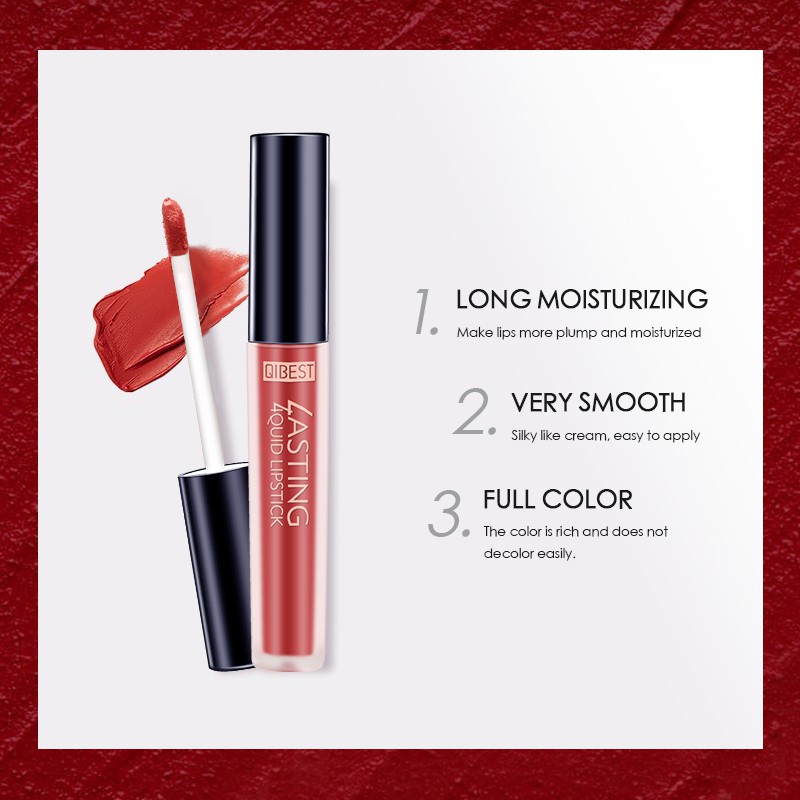 Son Kem Lì Qibest Chất Lượng Cao Thiết Kế Hình Dễ Thương 22g | BigBuy360 - bigbuy360.vn