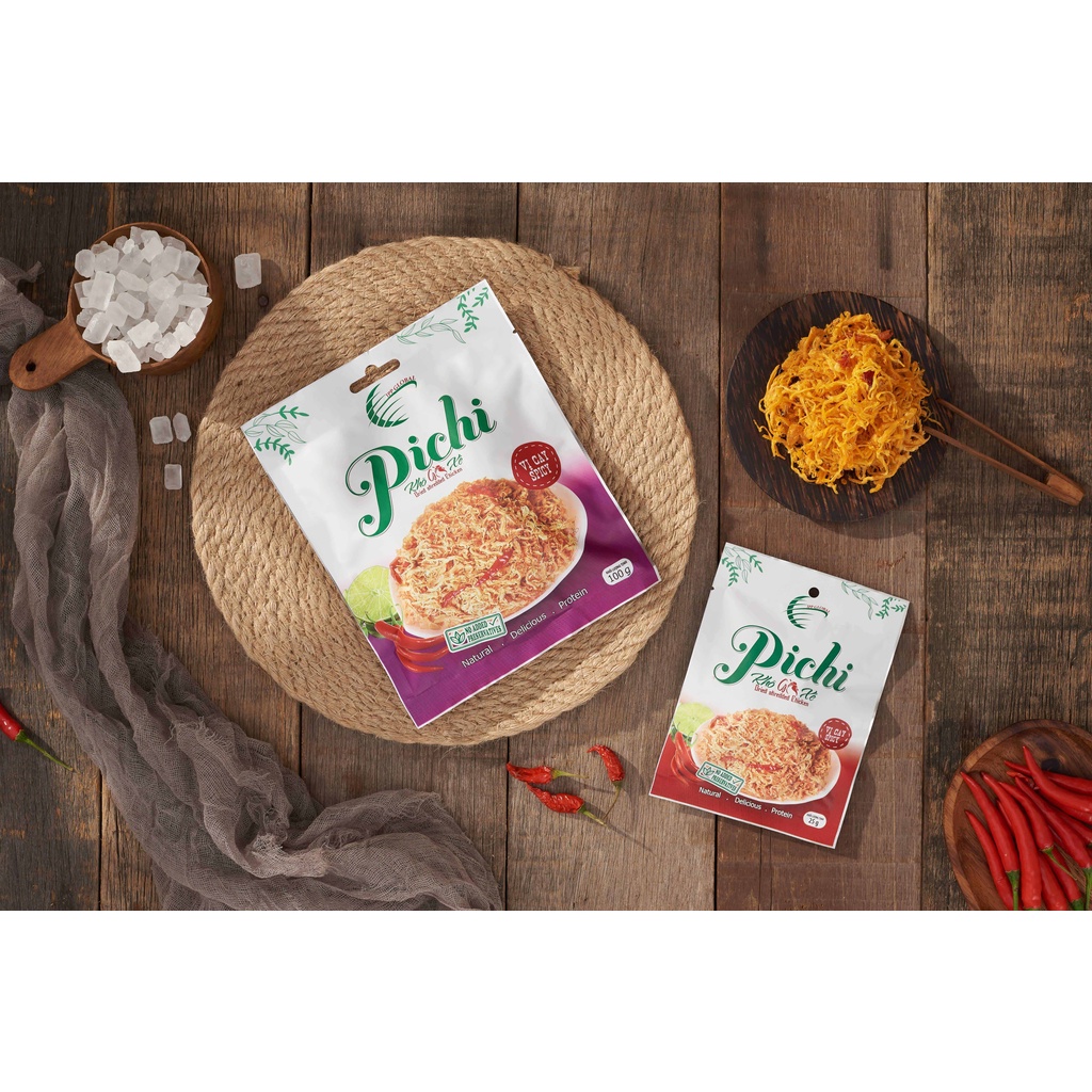 [HÀNG CHÍNH HÃNG] Khô gà xé cay Pichi 25g | BigBuy360 - bigbuy360.vn