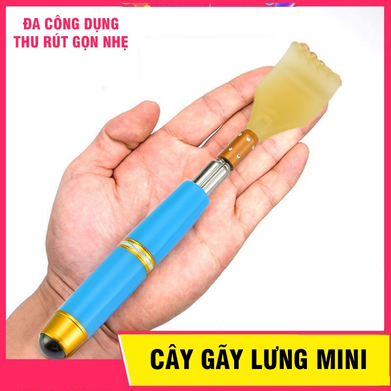 Cây Gãi Lưng Mini Có Thể Kéo Rút Gọn Bỏ Túi Tiện Lợi