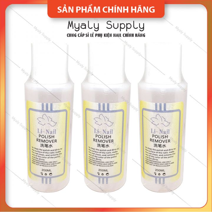 Dung Dịch Rửa Cọ Lau Gel Phá Gel Li Nail