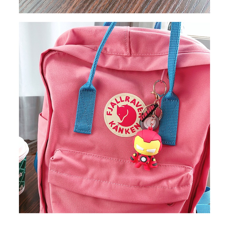 Móc Khóa Silicon Hình Siêu Anh Hùng Hoạt Hình Đáng Yêu