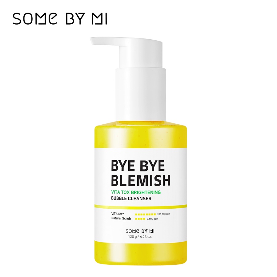 Rửa Mặt Dạng Gel Gel Some By Mi Bye Bye Blemish Vita Tox Brightening Bubble Cleanser 120g