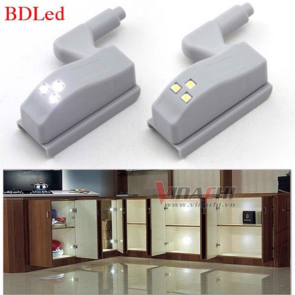 BỘ ĐÈN LED BẢN LỀ GIẢM CHẤN ( KÈM PIN  ) - 1 CÁI