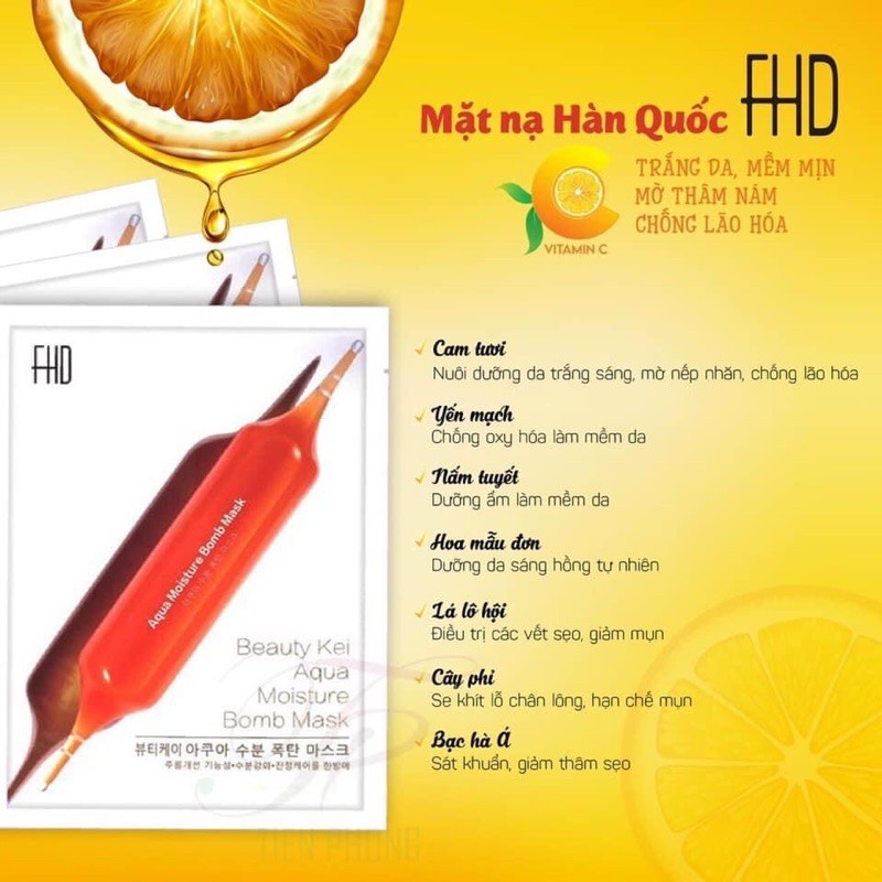 Mặt Nạ Dưỡng Da FHD Mẫu Mới