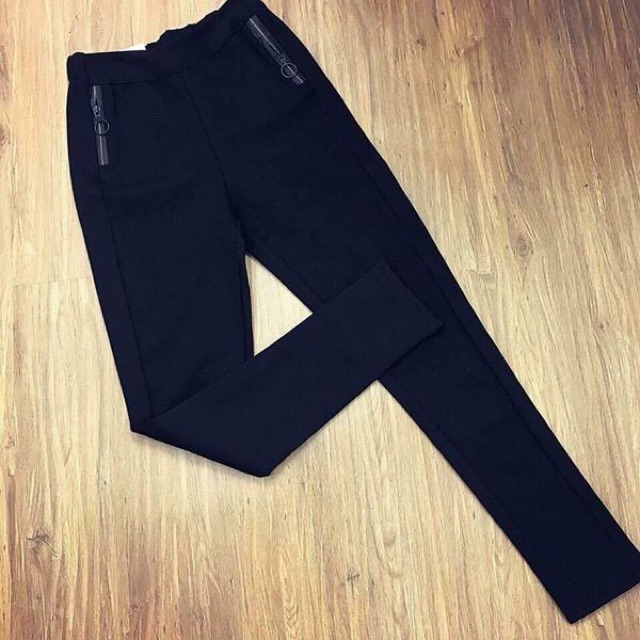 Quần Legging Khóa Sườn❤Freeship❤Quần Legging UMI Hàn Cao Cấp