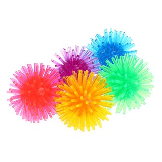 Bộ 5 quả cầu gai bằng TPR mềm nhiều màu sắc làm đồ chơi cho mèo cưng