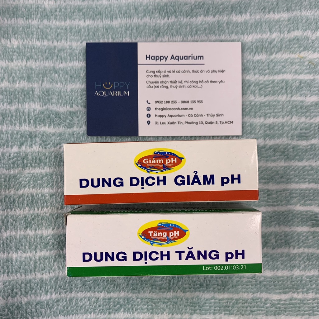 Dung dịch tăng pH, giảm pH