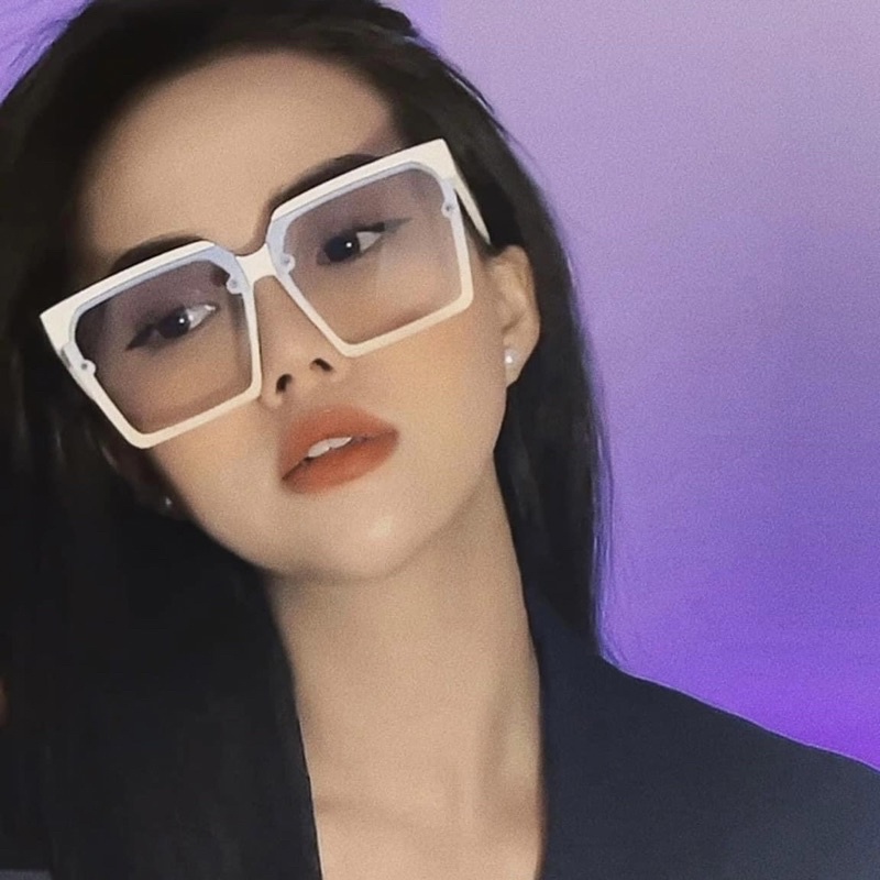 Kính râm vuông to, Gọng kính mát nữ hot tiktok thời trang C1 Jolie eyewear