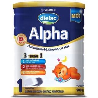 Sữa bột Dielac Alpha 1 900g ( Mẫu Mới )