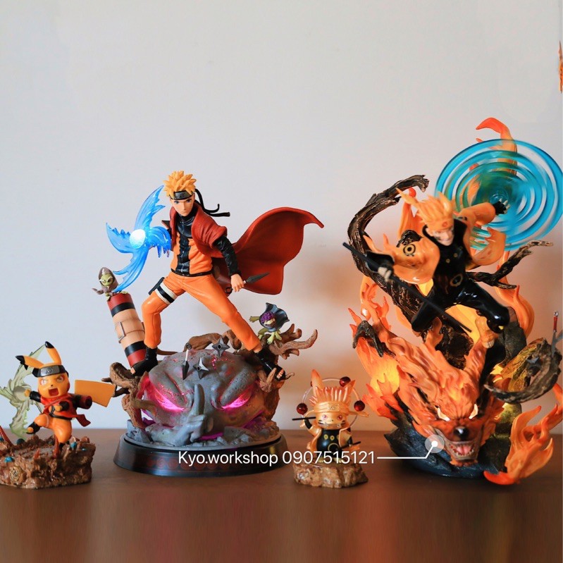 <Chong chóng xoay kèm LED> Mô hình figure nhân vật Naruto Shippuden trong Naruto