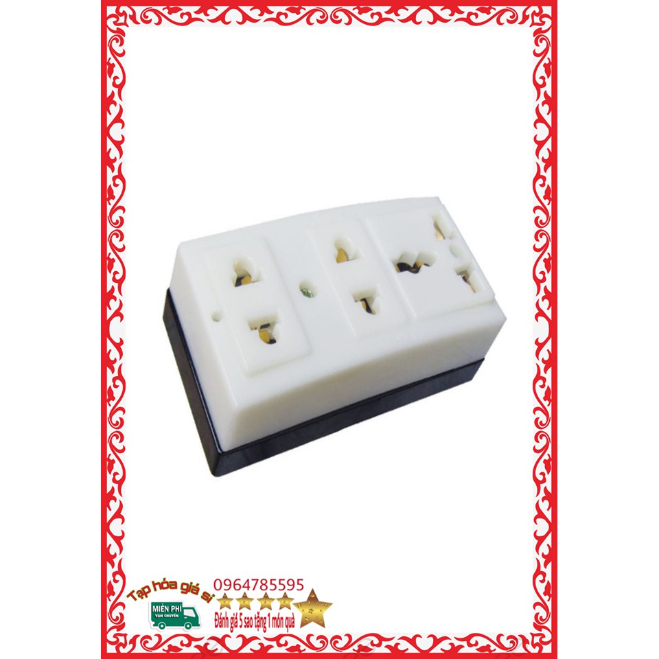 ổ cắm 3 ngả đa năng - ổ điện ba lỗ