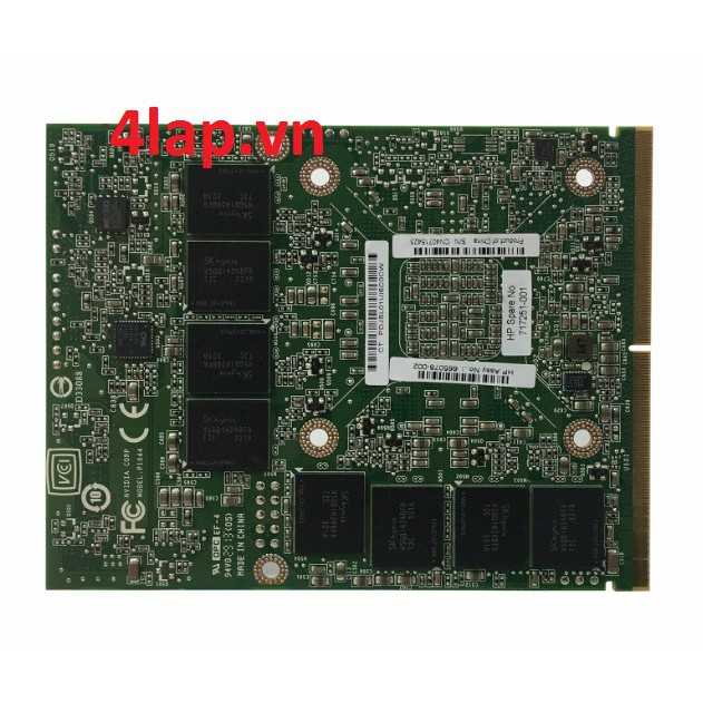 Thay Card VGA - Card màn hình Laptop HP EliteBook 8760w 8770w