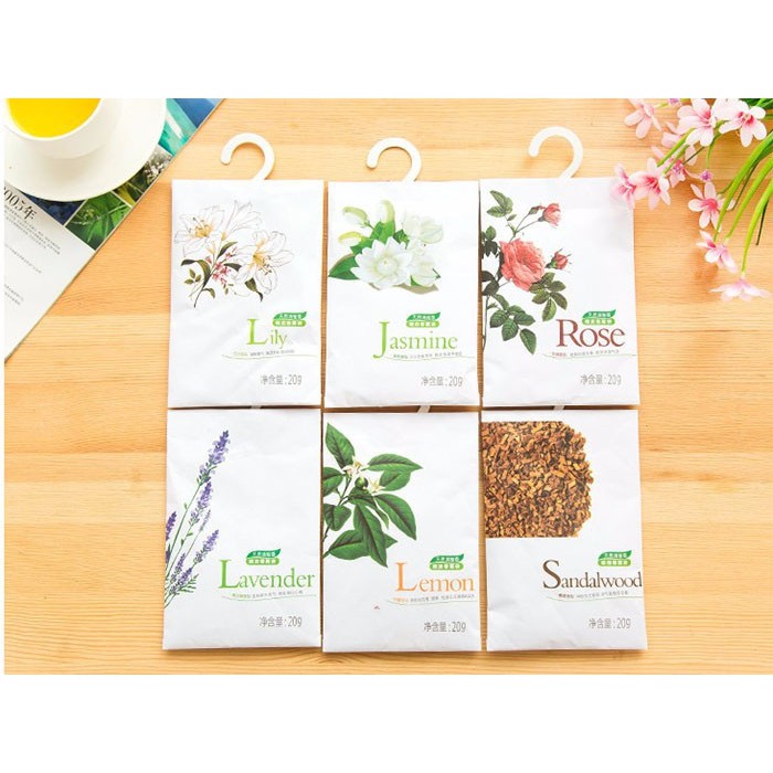Combo 10 túi thơm treo tủ quần áoo