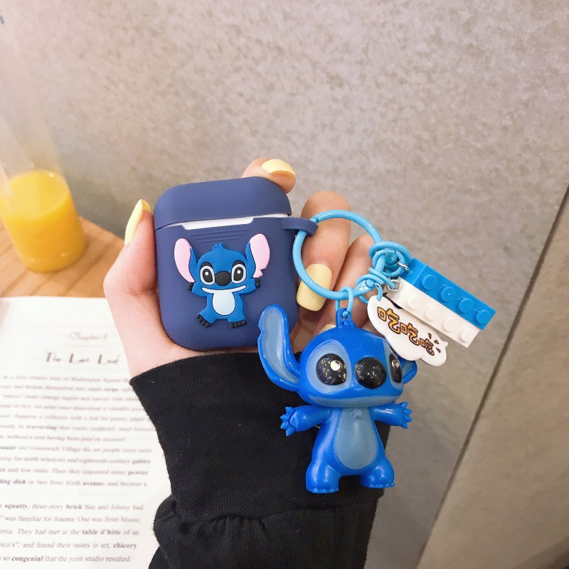 ốp airpod airpods case airpod 2 case airpod pro bọc airpods 2 ốp lưng airpod protective cover ▩﹍▬airpods protective cover Stitch airpods2 Apple wireless bluetooth headset shell silicone iphone cute Doraemon ins3 generation sub-set second airpod1 thre