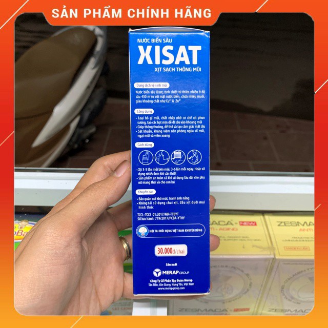 XISAT nước biển sâu, xịt thông mũi 75ml - hàng công ty | BigBuy360 - bigbuy360.vn