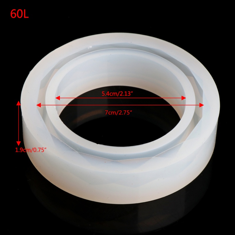 Khuôn Silicone Tròn Làm Vòng Tay Trang Sức Sáng Tạo