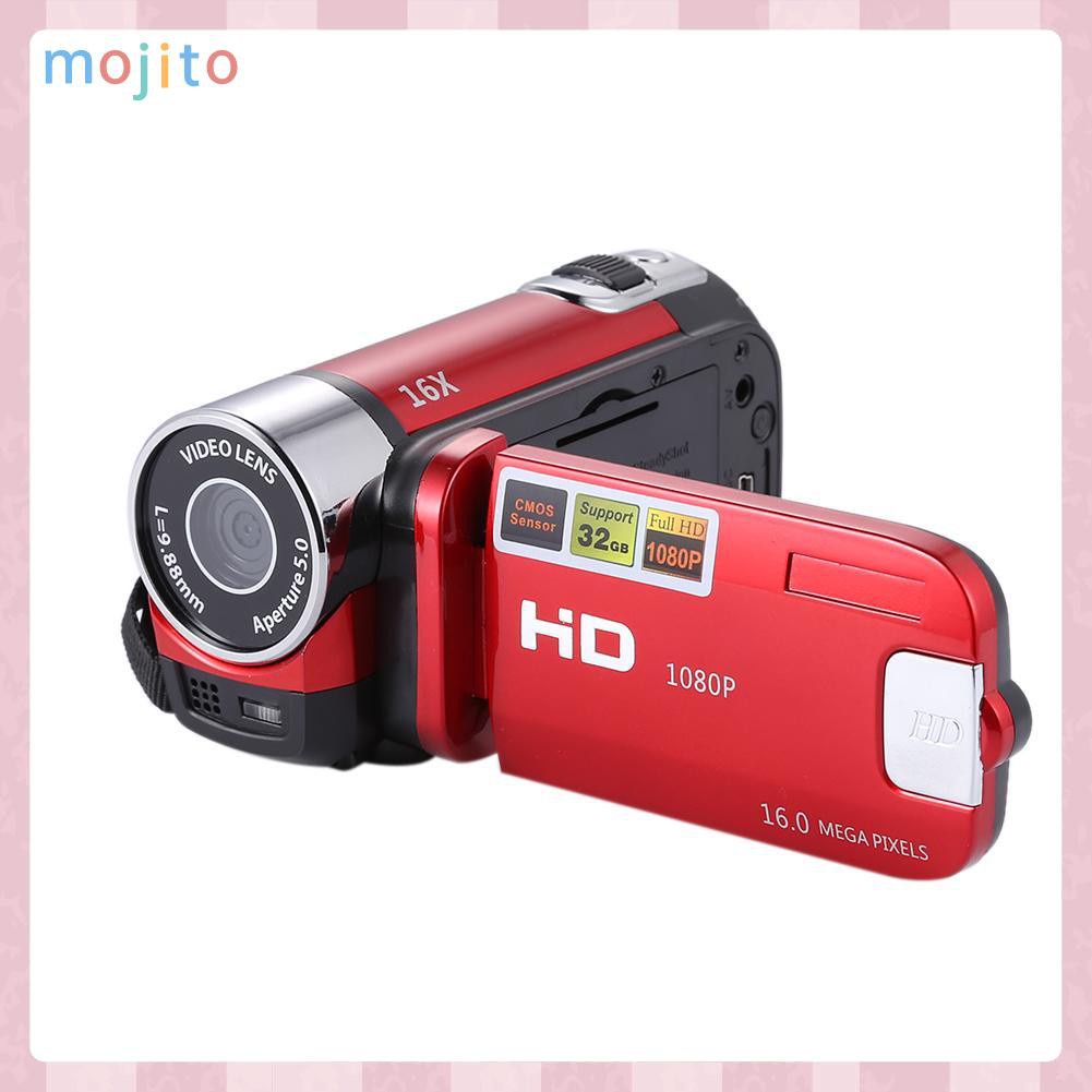 MOJITO Digital Video Camera Full HD 1080P 32GB 16x Zoom Mini Camcorder DV Camera