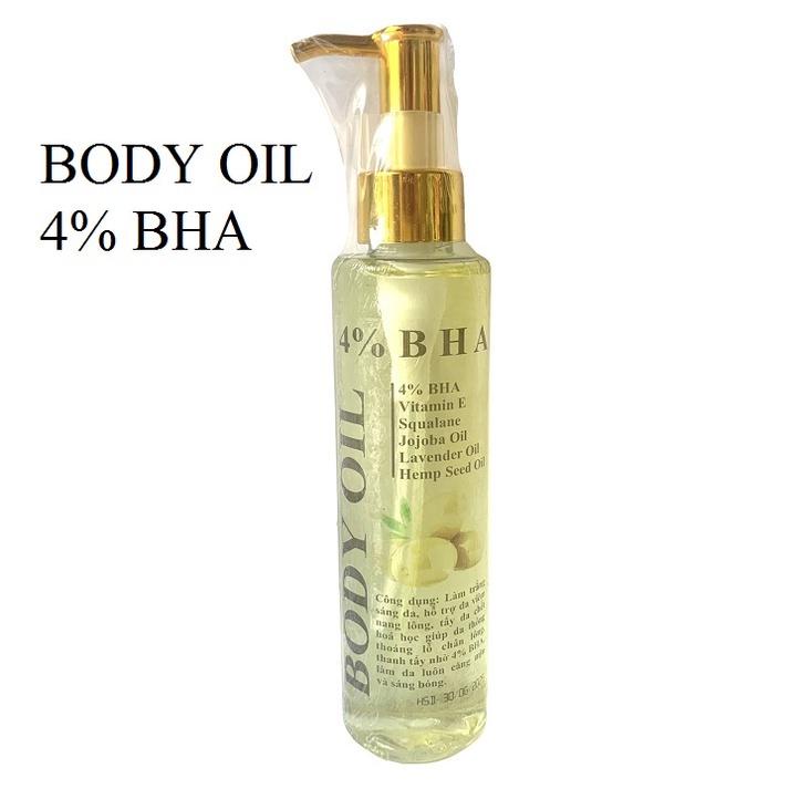 Body Oil 4% BHA - Dưỡng Ẩm Da & Giúp Da Săn Chắc 160ml