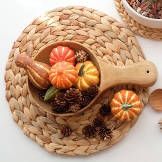 Thảm lót lục bình tròn vintage decor từ 10cm đến 40cm - dùng lót bàn ăn - lót ly - lót nồi - trang trí - chụp ảnh sp