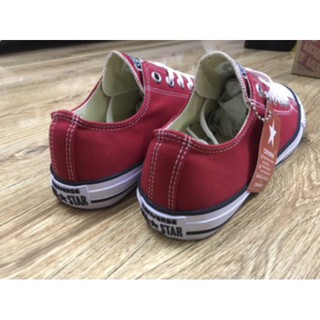 [GIÁ SỐC] GIÀY CONVERSE ĐỎ TƯƠI THẤP CỔ