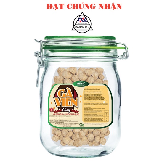 TỐT CHO SỨC KHỎE, 250g Gà Viên Chay An Nhiên, Thịt Chay, Thực Phẩm Chay Dinh Dưỡng, Thuần Chay Healthy, Đồ Ăn Chay