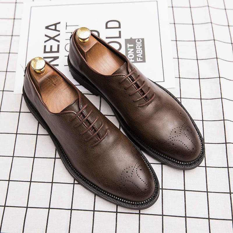 Luxury business style western shoes for men