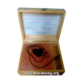 Đèn đá muối Hymalaya mát xa chân (Muối Hymalaya massage) 1 bộ