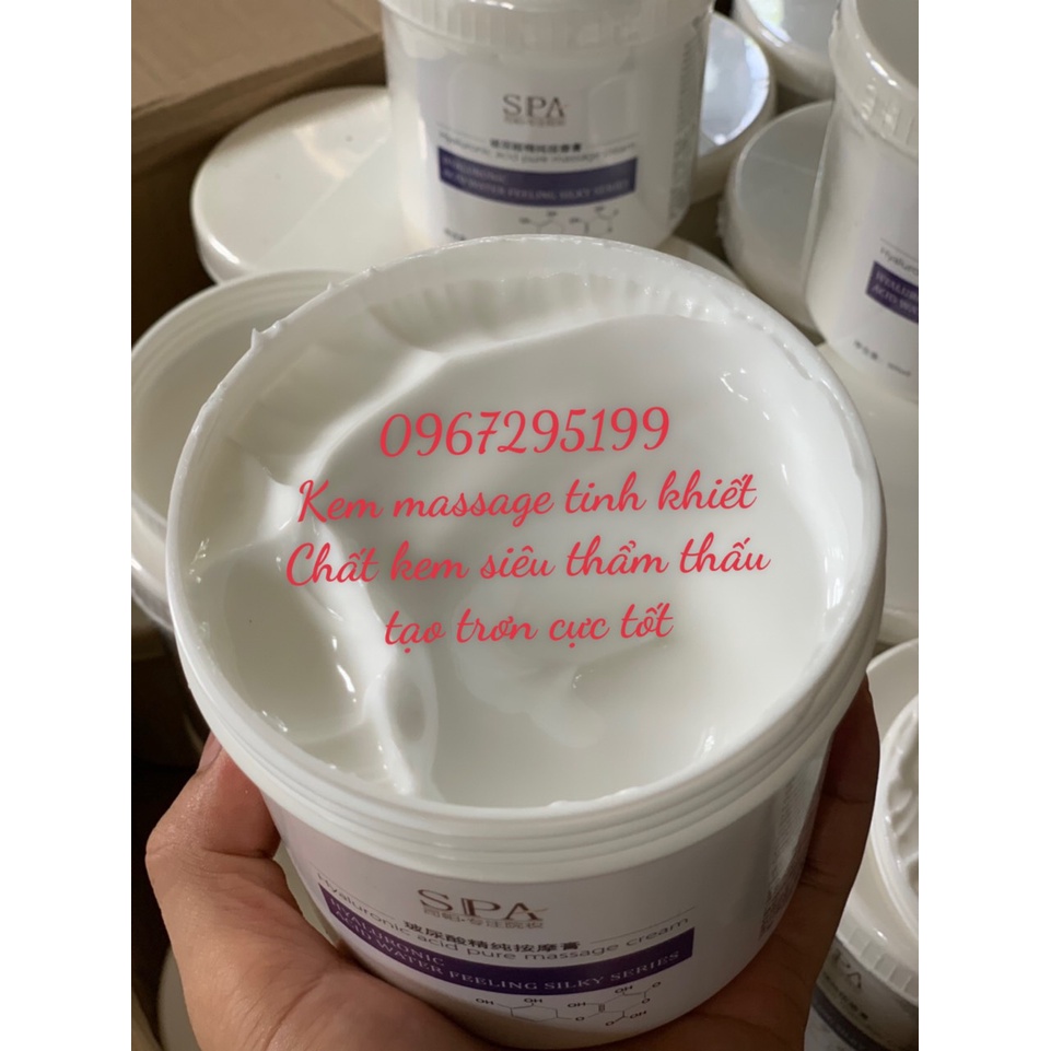Kem massage hoa hồng, hoa cúc, tinh khiết massage mặt spa mềm mịn không kích ứng