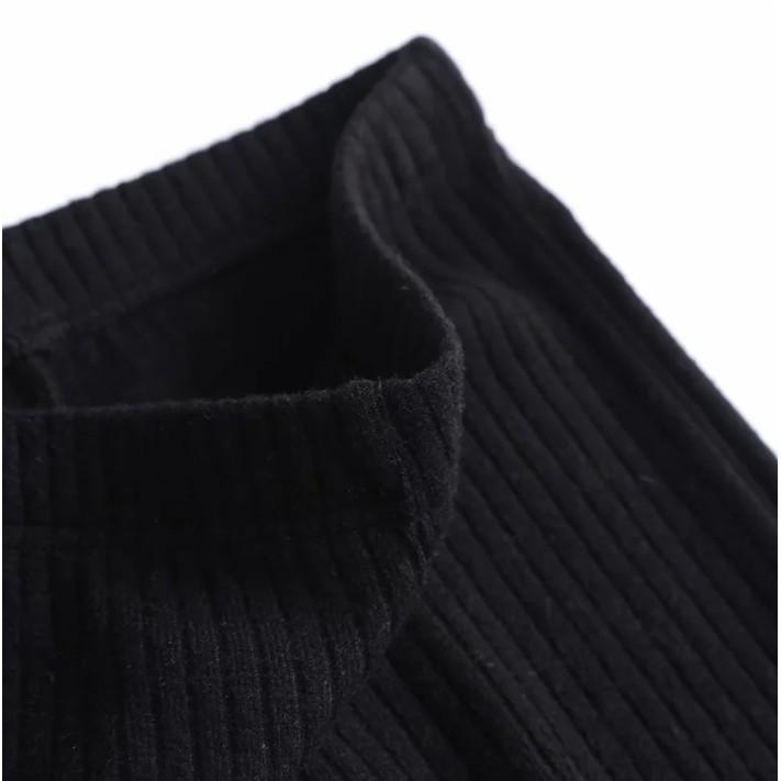 Bộ Đồ Thể Thao Áo Thun Tay Dài + Quần Dài Lưng Cao Ống Loe Thời Trang Cho Nữ