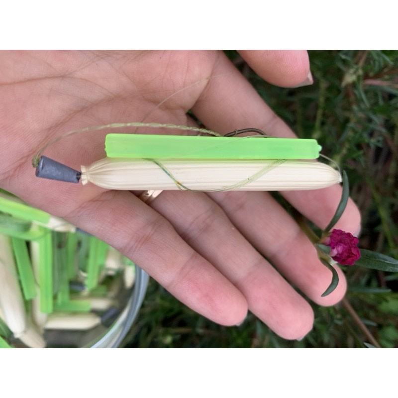 ￼ Bộ dây phao lưỡi cước chì buộc sẵn câu cá rô, cá trê,..