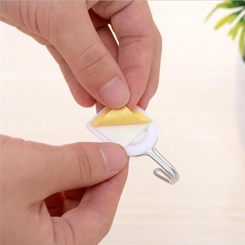 Set 10 móc dán tường treo vật dụng tiện lợi 180 độ