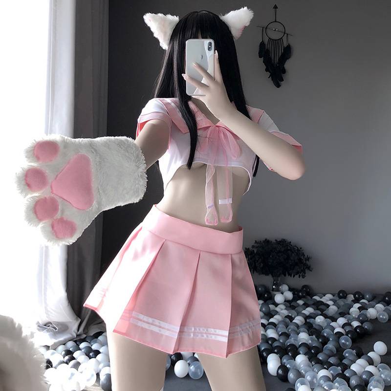 Bộ đồng phục nữ sinh gợi cảm