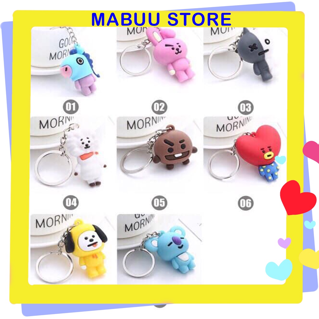 Móc Khóa BT21 mẫu mới cực teen, Móc khóa BTS