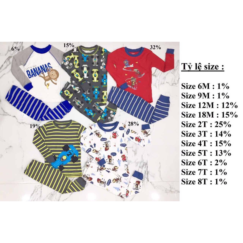 Bộ thun dài bé trai Just one you-Carter