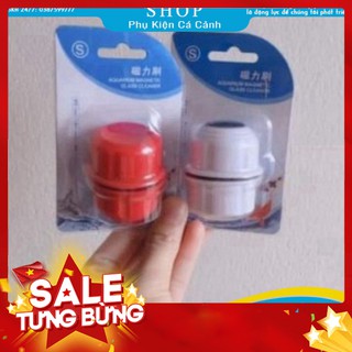 Nam châm cọ bể ❤️FREESHIP❤️ Nam châm cọ bể mini vệ sinh bể cá cảnh
