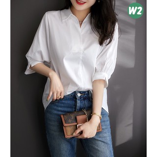 Áo sơ mi trắng công sở sang trọng - White2