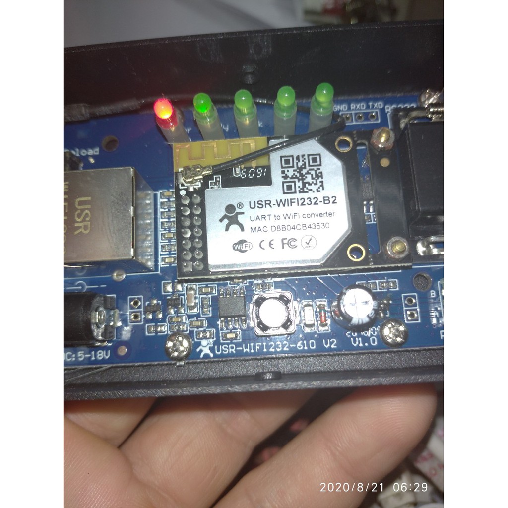 Bộ chuyển đổi RS232/RS485 qua RJ45/Wifi, model USR-Wifi232-610 v2 | BigBuy360 - bigbuy360.vn