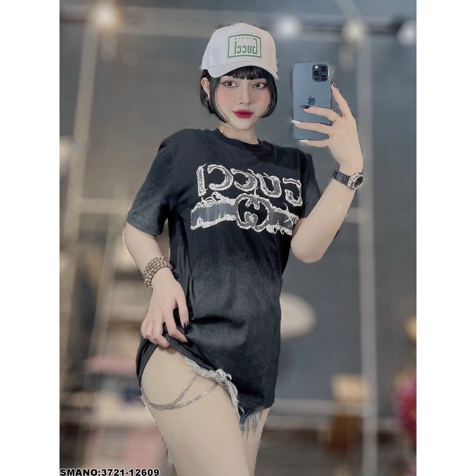 Áo Phông Polo GuCci Xám Đen Cao Cấp, Áo Polo Gucci Nam Nữ Cao Cấp
